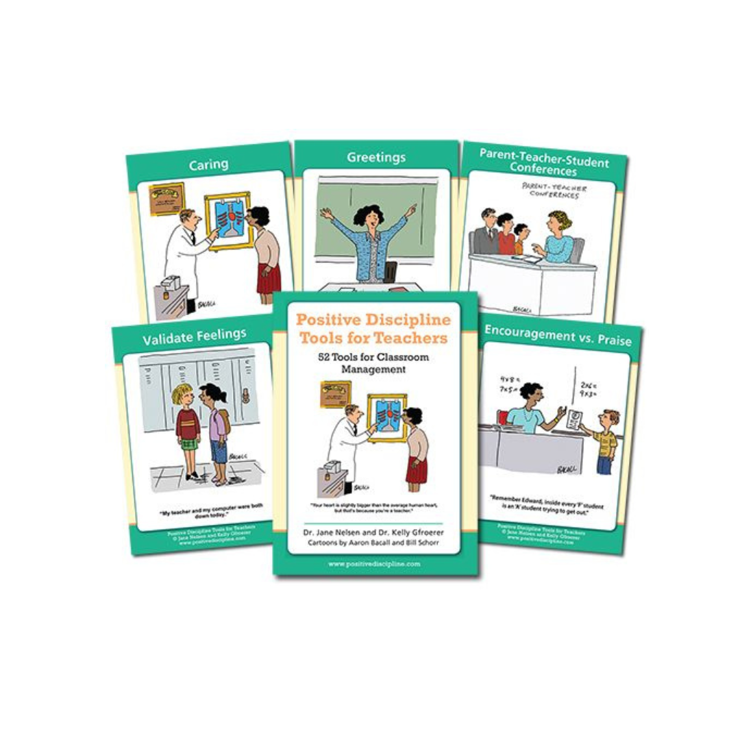 Tarjetas “Herramientas de Disciplina Positiva para maestros”