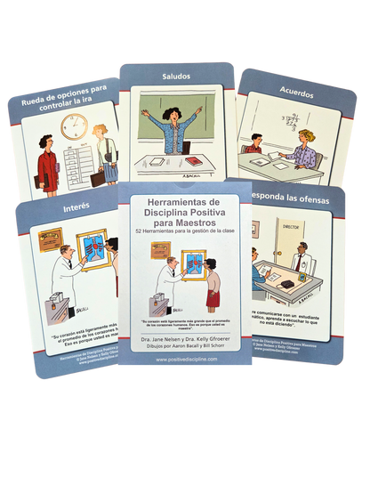 Tarjetas “Herramientas de Disciplina Positiva para maestros”